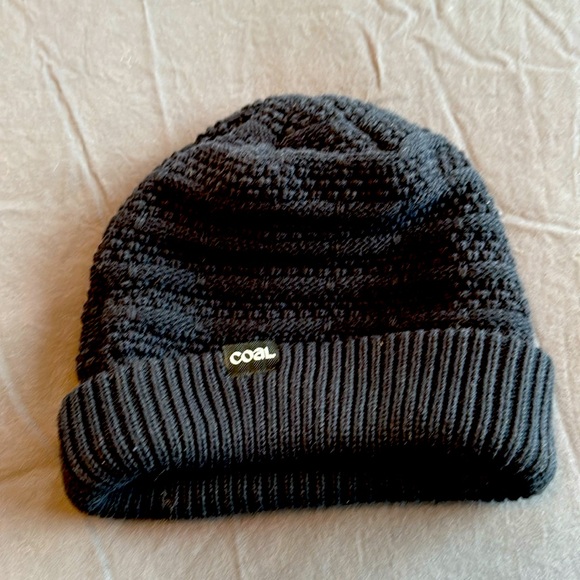 COAL Black Knit Winter Beanie – OS – Double-Layer Warm - Picture 3 of 6